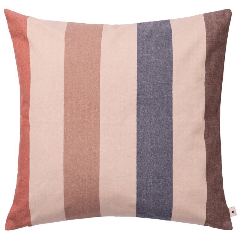 Strand Outdoor Cushion Cover 50x50 cm, Mocha / Indigo Blue / Cashmere