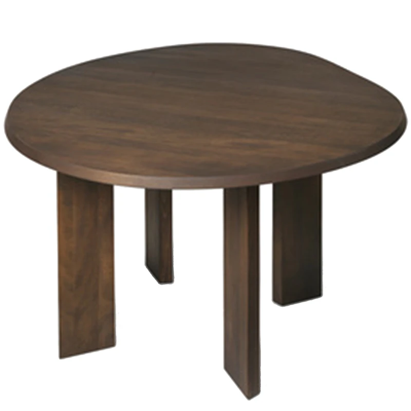 Tarn Dining Table Ø115 cm, Dark Brown