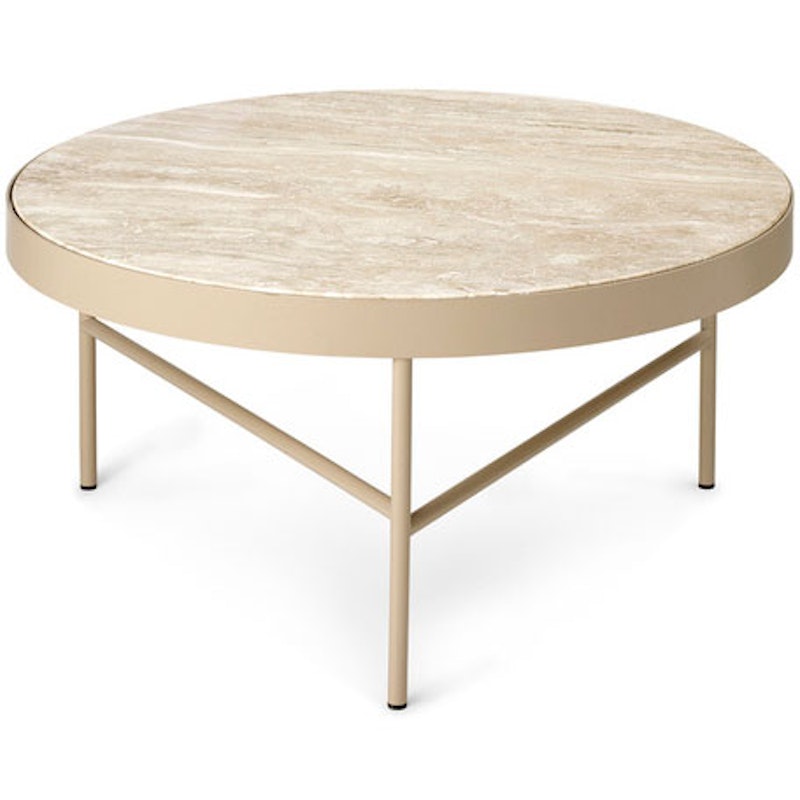 Travertine Coffee Table Cashmere Ø70,5 cm