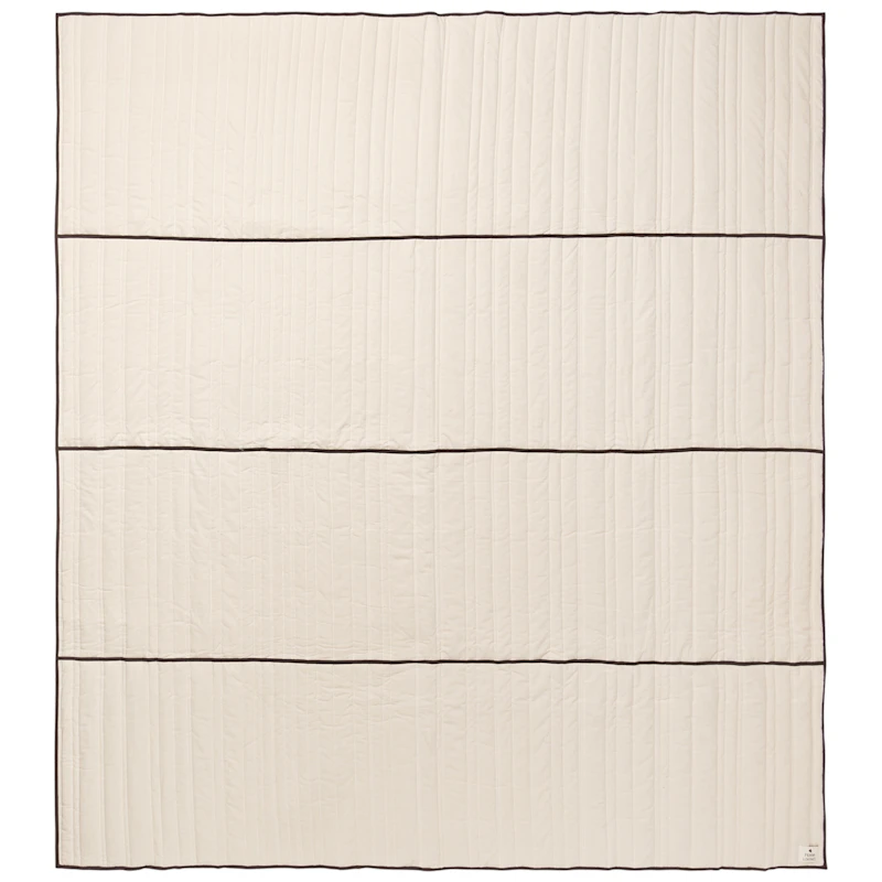 Vari Bedspread Natural / Dark Chocolate, 230x260 cm