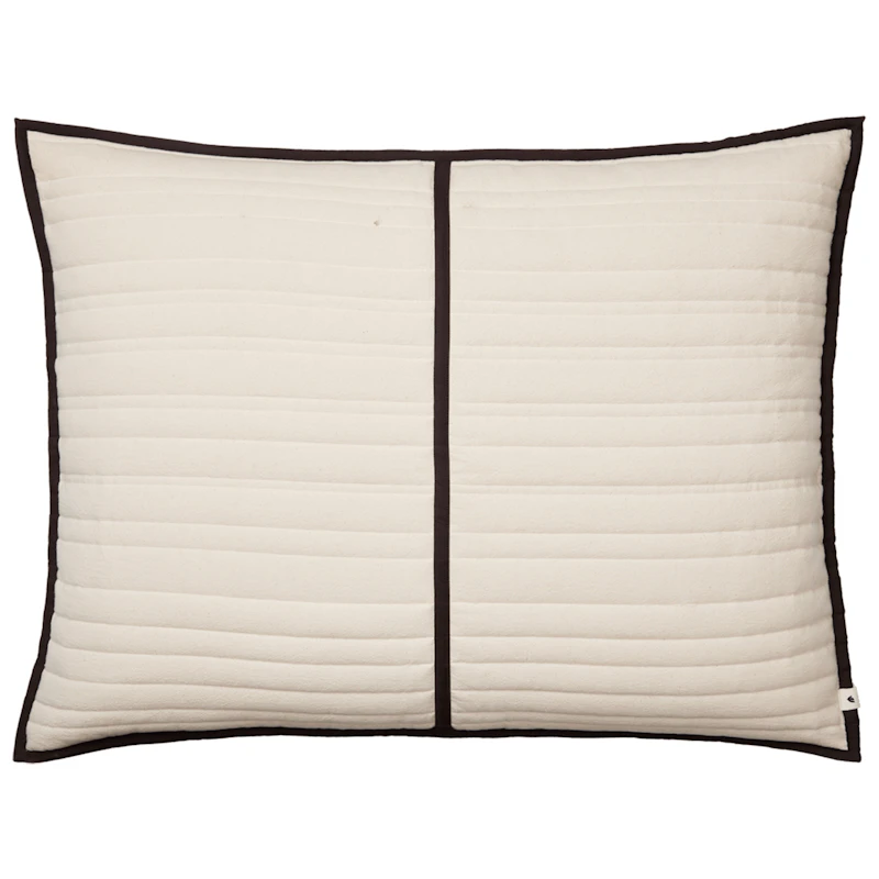 Vari Cushion 60x80 cm, Natural / Dark Chocolate