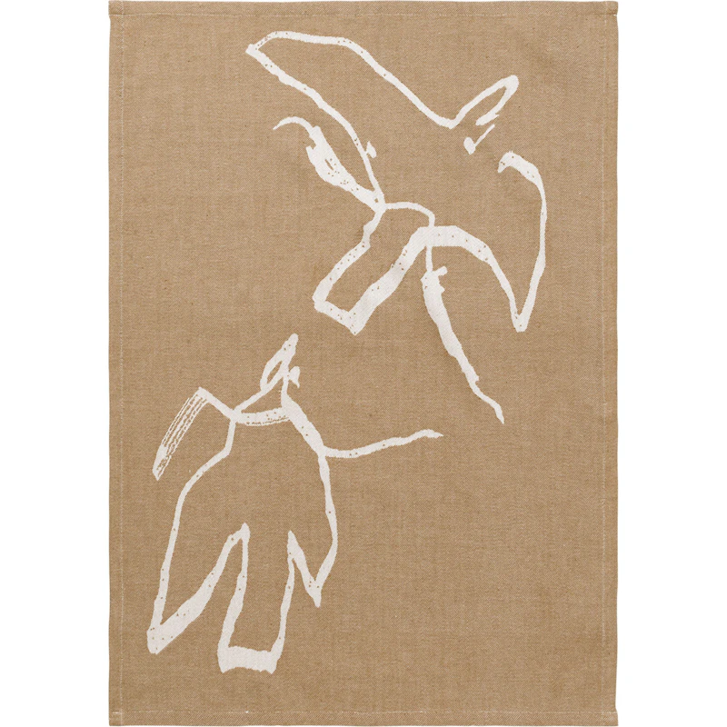 Vuelo Tea Towel 50x70 cm, Sugar Kelp / Off-white