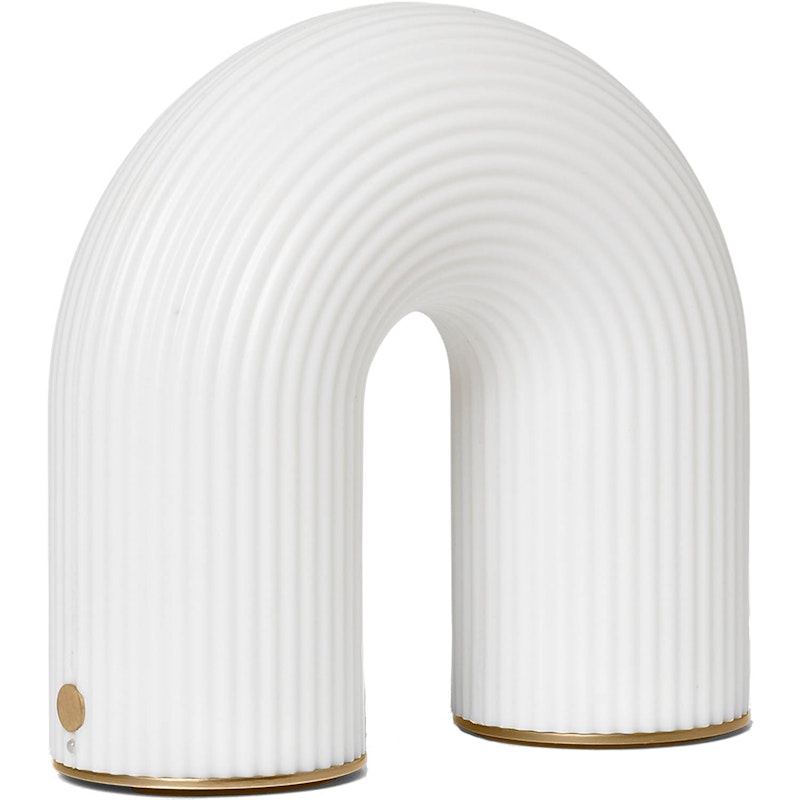 Vuelta Portable Lamp, White from Ferm Living | RoyalDesign.co.uk