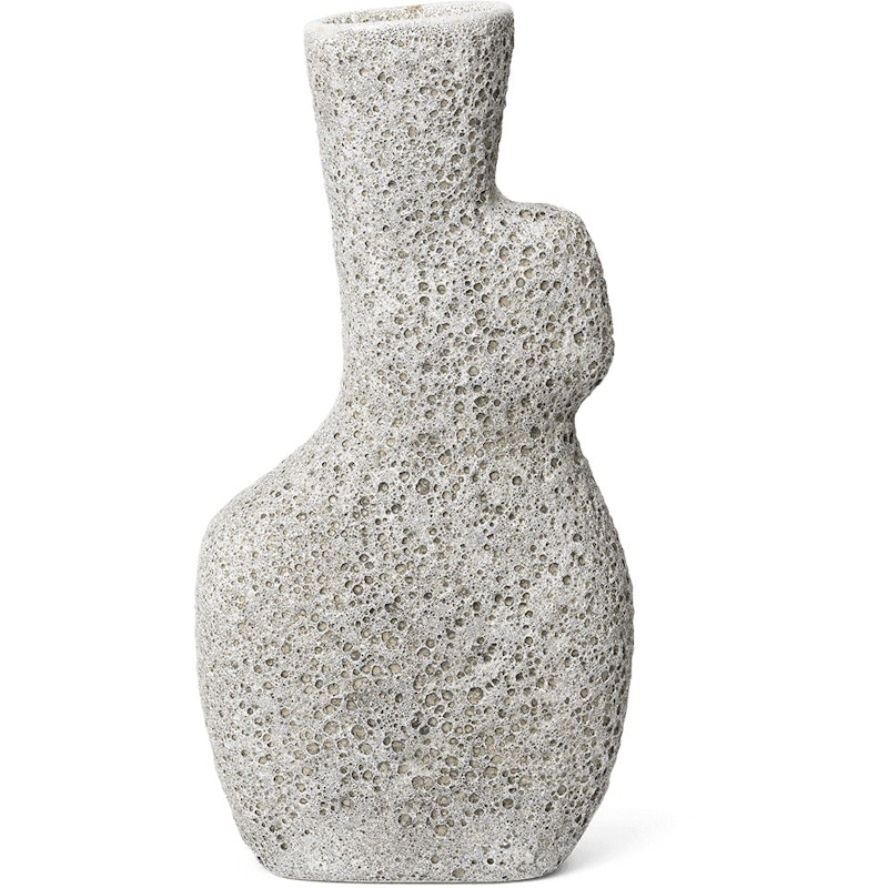 Yara Vase 35.5 cm, Grey Pumice