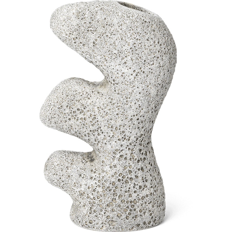 Yara Vase 24 cm, Grey Pumice