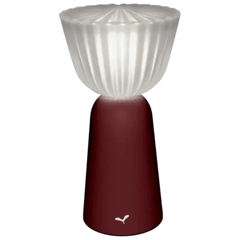 Swiing Table Lamp Portable, Black Cherry