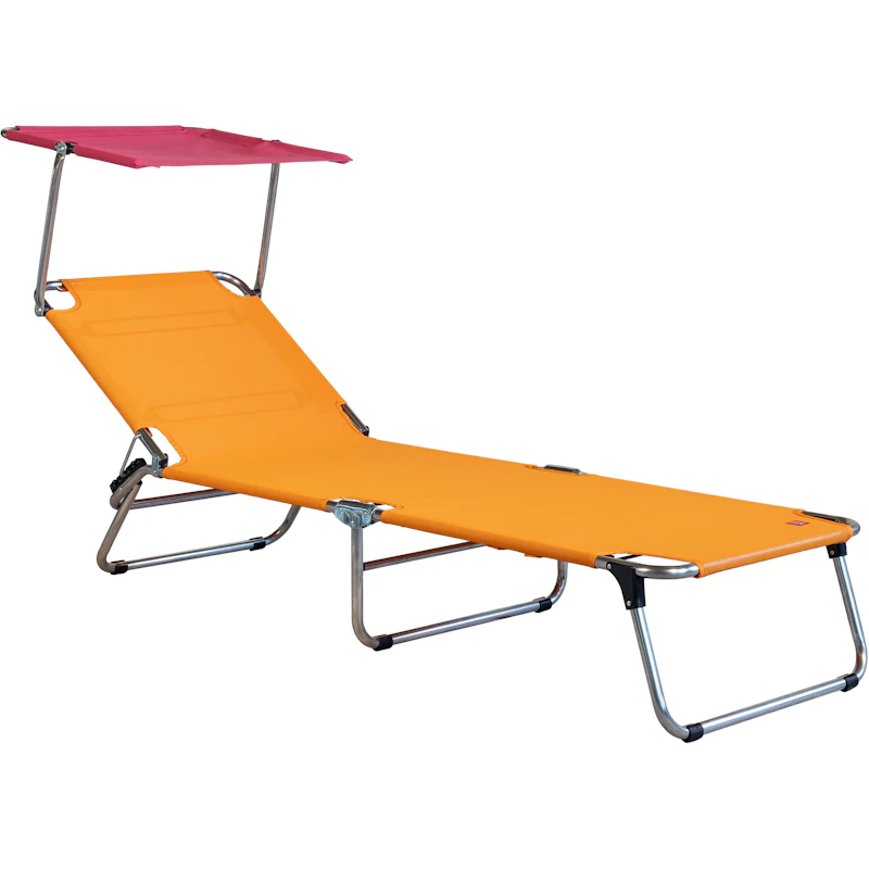 Amigo Top Sunbed, Orange / Fuschia