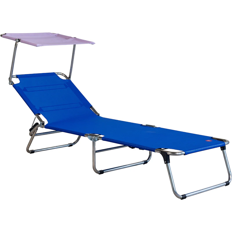 Amigo Top Sunbed, Royal Blue / Lilac