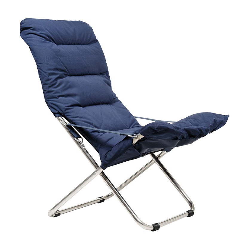 Fiesta Soft Deck Chair, Navy
