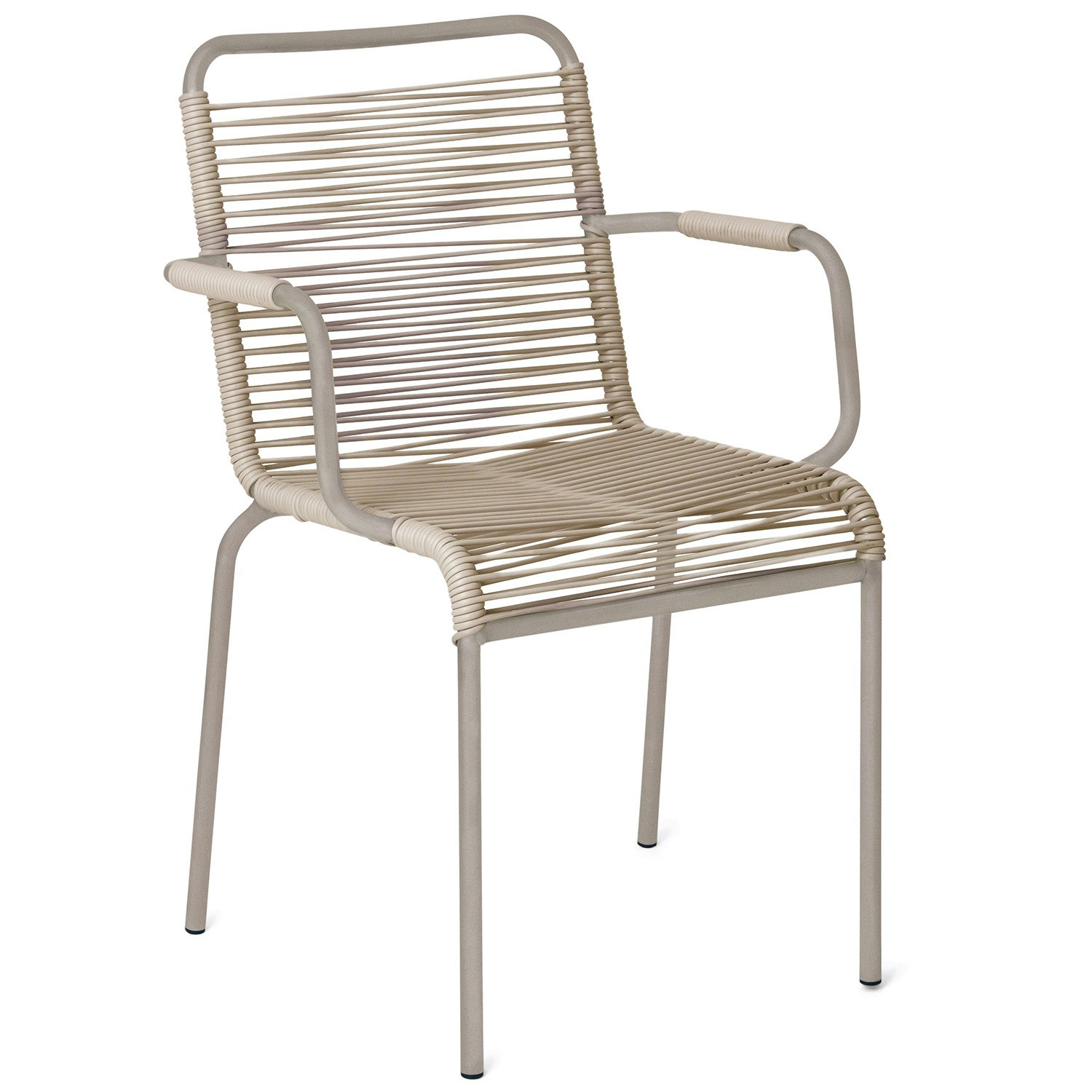 Mya Spaghetti Armchair, Taupe Cappuccino