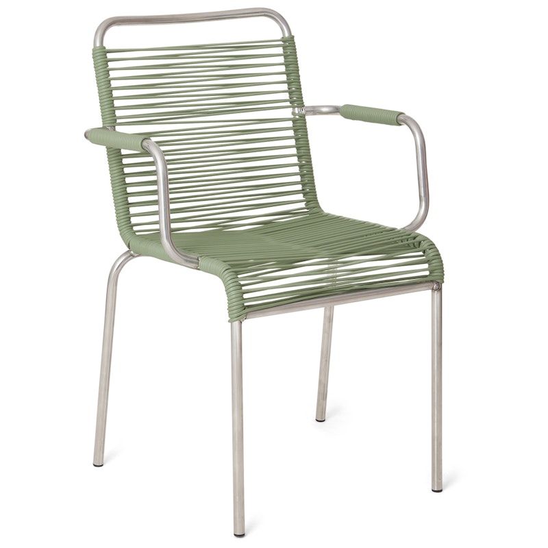 Mya Spaghetti Armchair, Sage Green