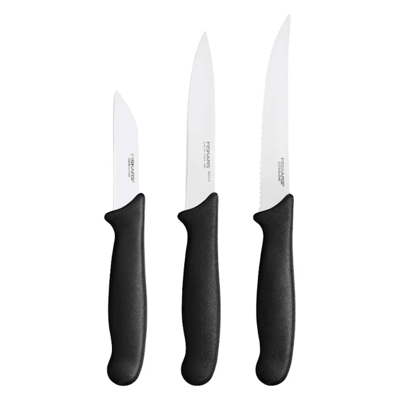 Essential Set Vegetable Knives, 3 Pieces