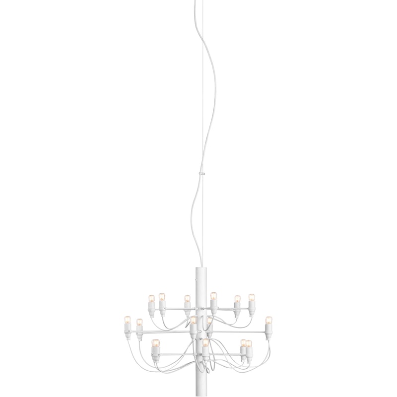 2097/18 Sarfatti Chandelier LED, Matte White