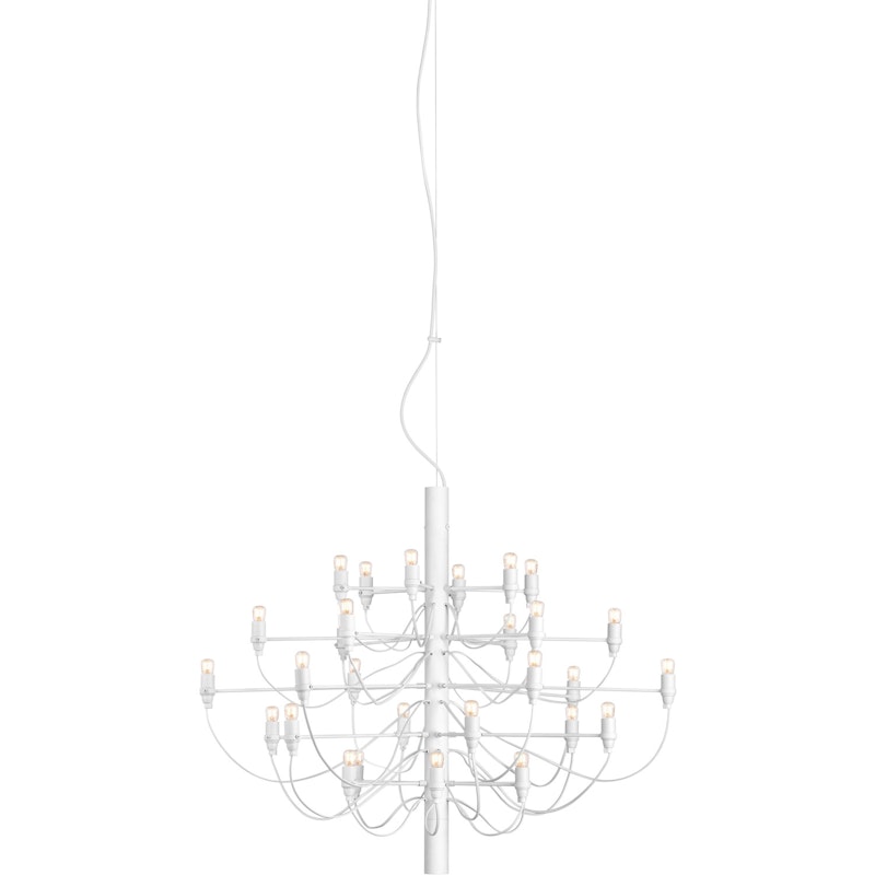 2097/30 Sarfatti Chandelier, Matte White