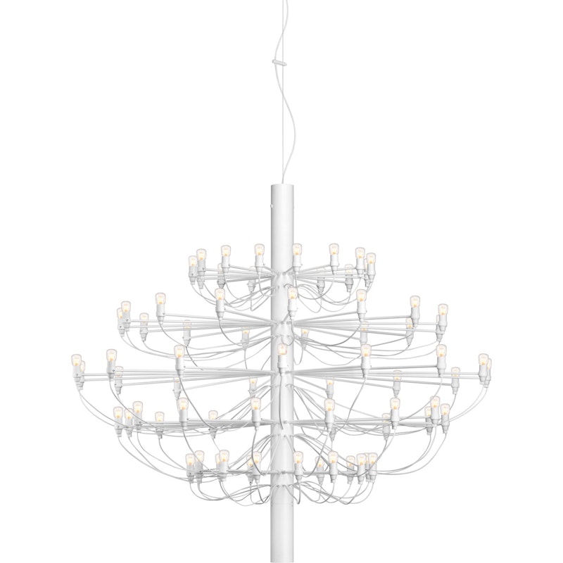 2097/75 Sarfatti Chandelier LED, Matte White