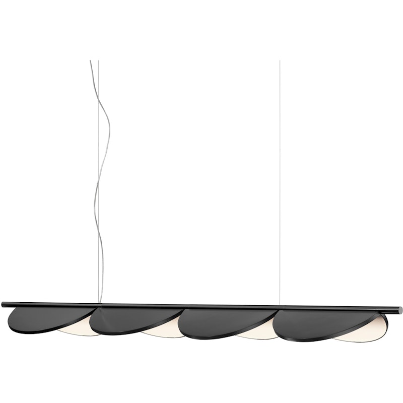 Almendra Linear S4 Pendant, Anthracite