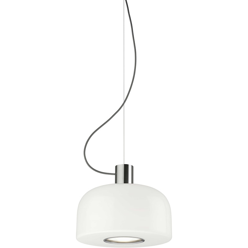 Bellhop Glass S1 Pendant, Bright Aluminum