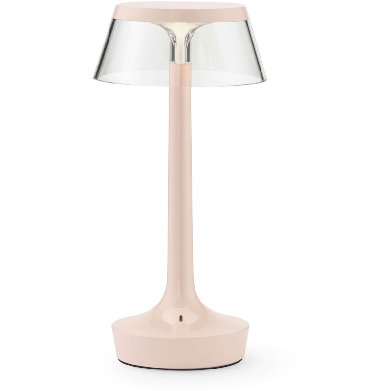 Bon Jour Unplugged Table Lamp Portable, French Rose