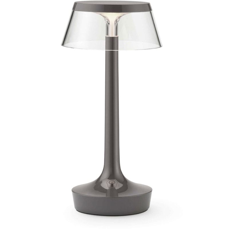 Bon Jour Unplugged Table Lamp Portable, Stormy Grey