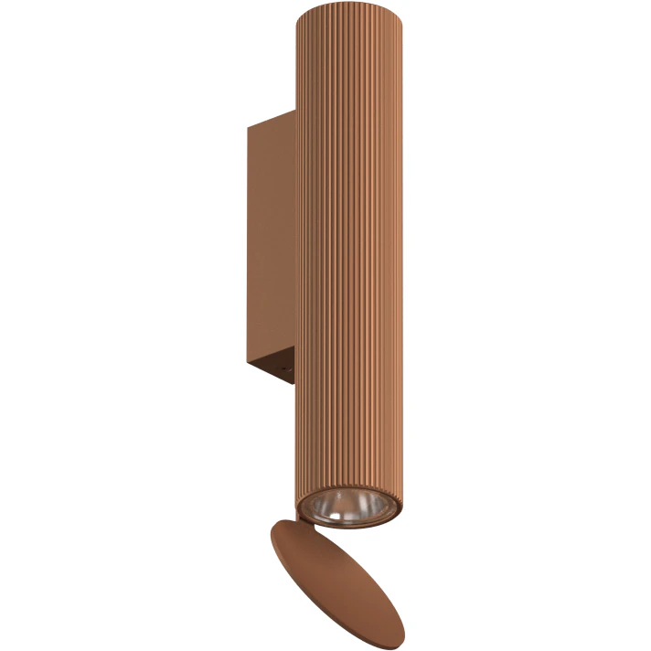 Flauta H225 Riga Wall Light, Copper from Flos | RoyalDesign.co.uk
