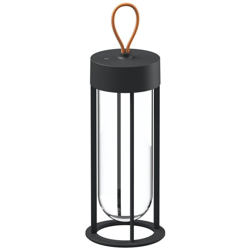 In Vitro Unplugged Table Lamp, Black