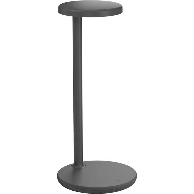 Oblique Qi Table Lamp, Anthracite