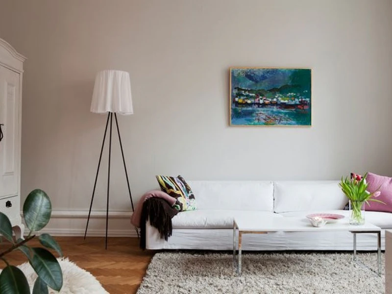 Rosy Angelis Floor Lamp, Grey from Flos | RoyalDesign.co.uk