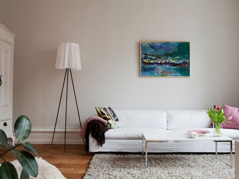 Rosy Angelis Floor Lamp, Grey from Flos | RoyalDesign.co.uk