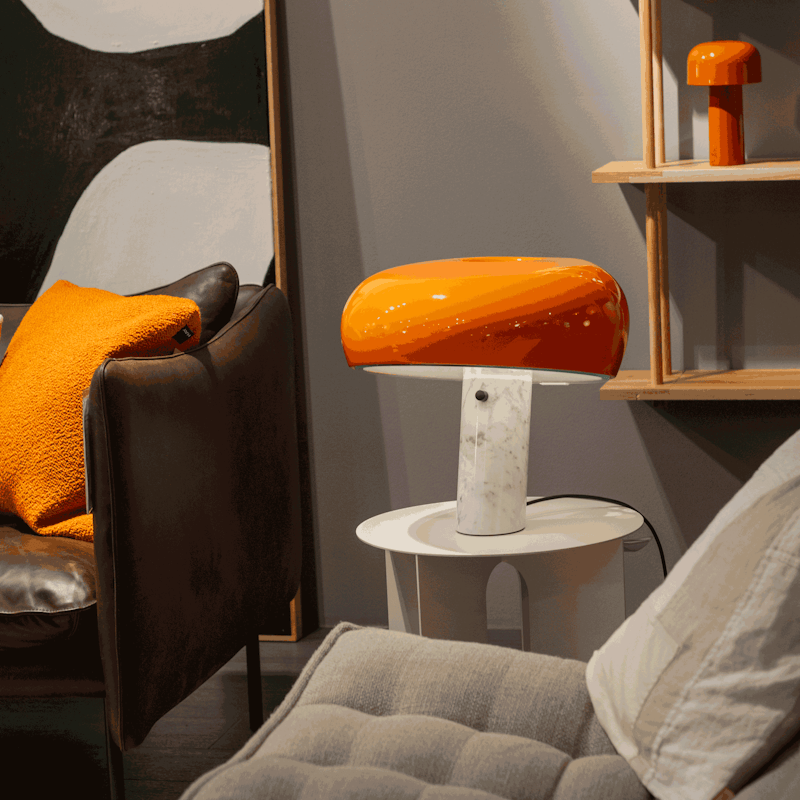 Snoopy Table Lamp Orange from Flos RoyalDesign