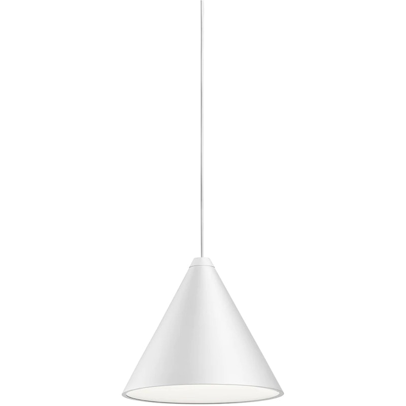 String Light Cone Pendant 12M Dimmable With Soft Touch, White