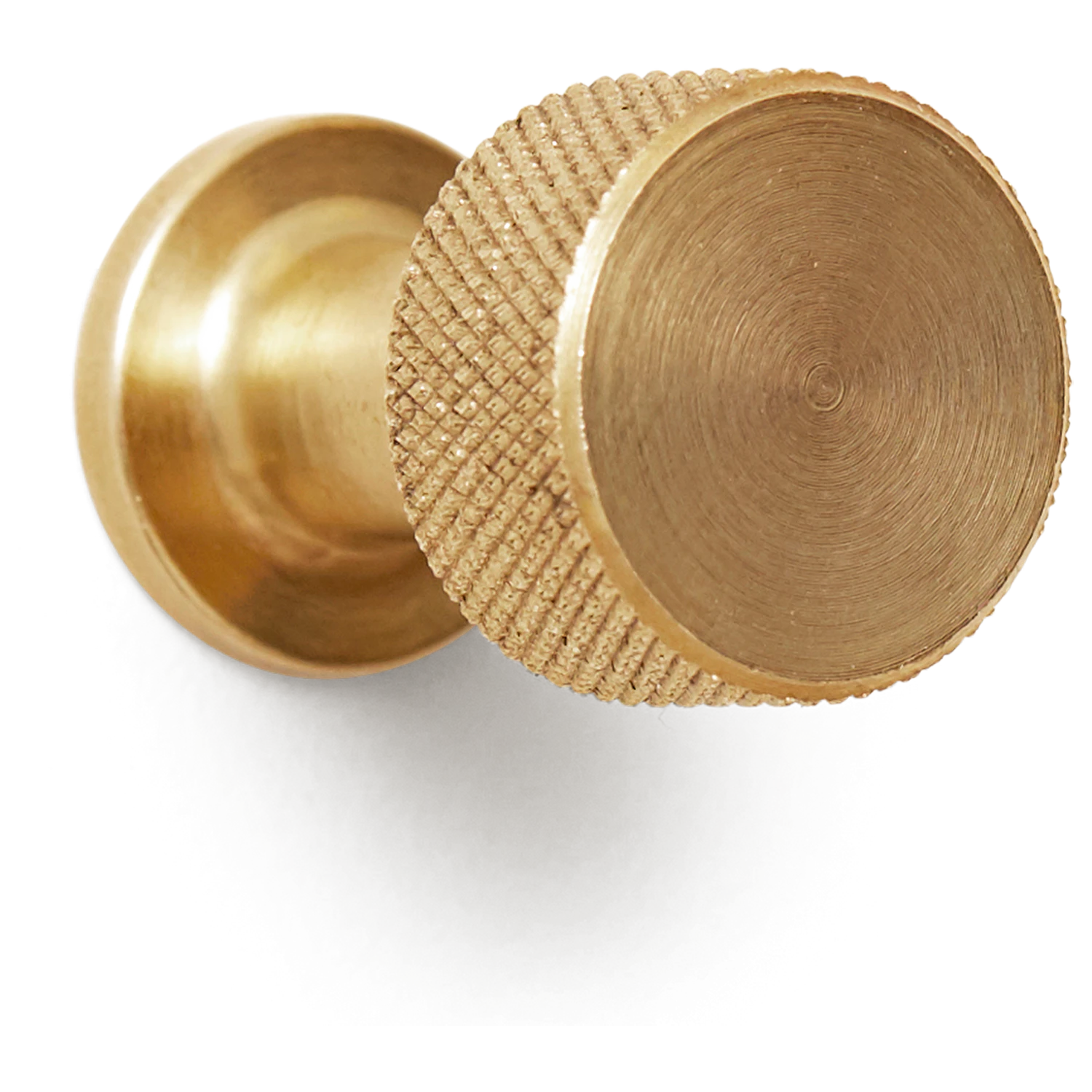 Angle Hook / Knob Ø2 cm, Brass from Form & Refine | RoyalDesign.co.uk