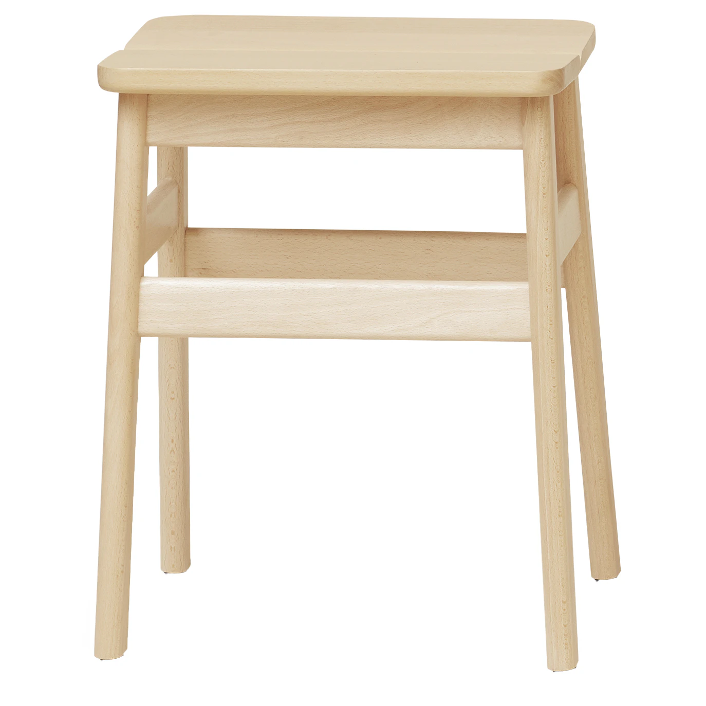 Angle Stool, Beech from Form & Refine | RoyalDesign.co.uk