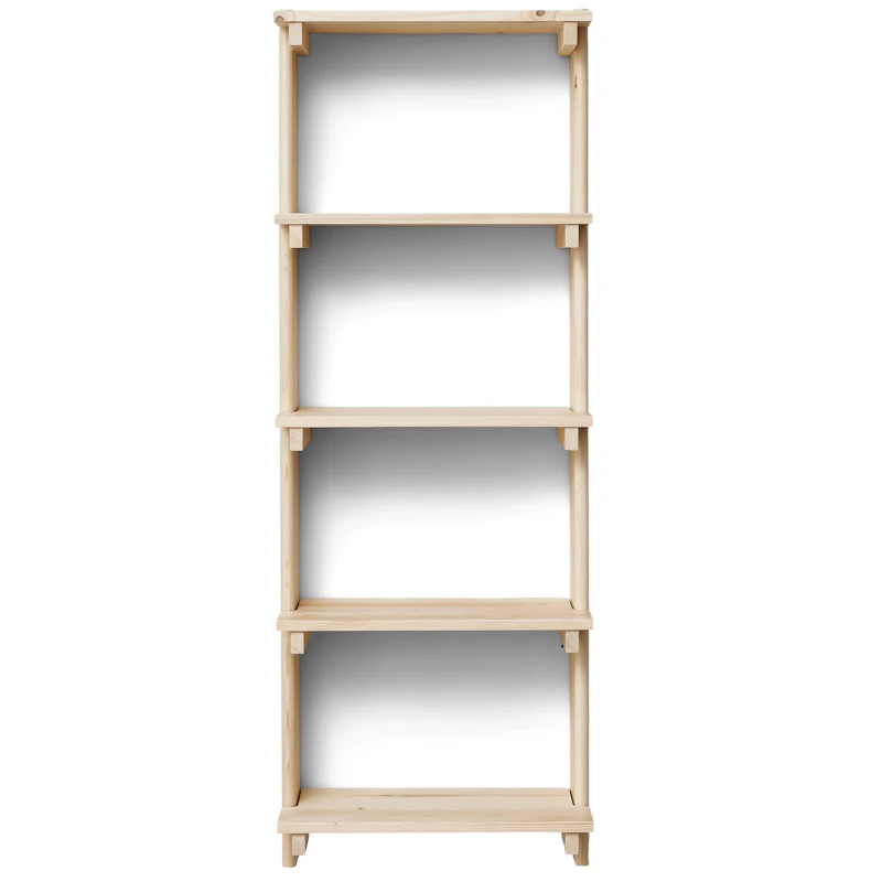 Beam Shelf 5 Shelves, Pinewood