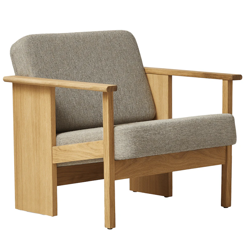 Block Armchair Oak, Hallingdal 65