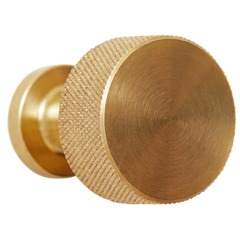 Angle Hook / Knob Ø3 cm, Brass