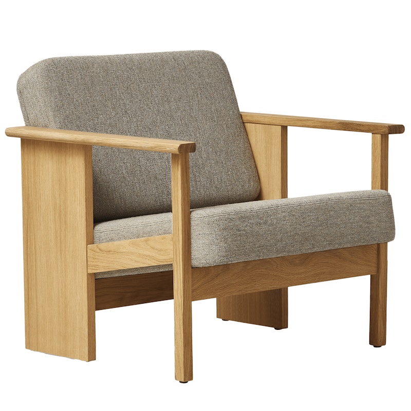 Block Armchair Oak, Hallingdal 65