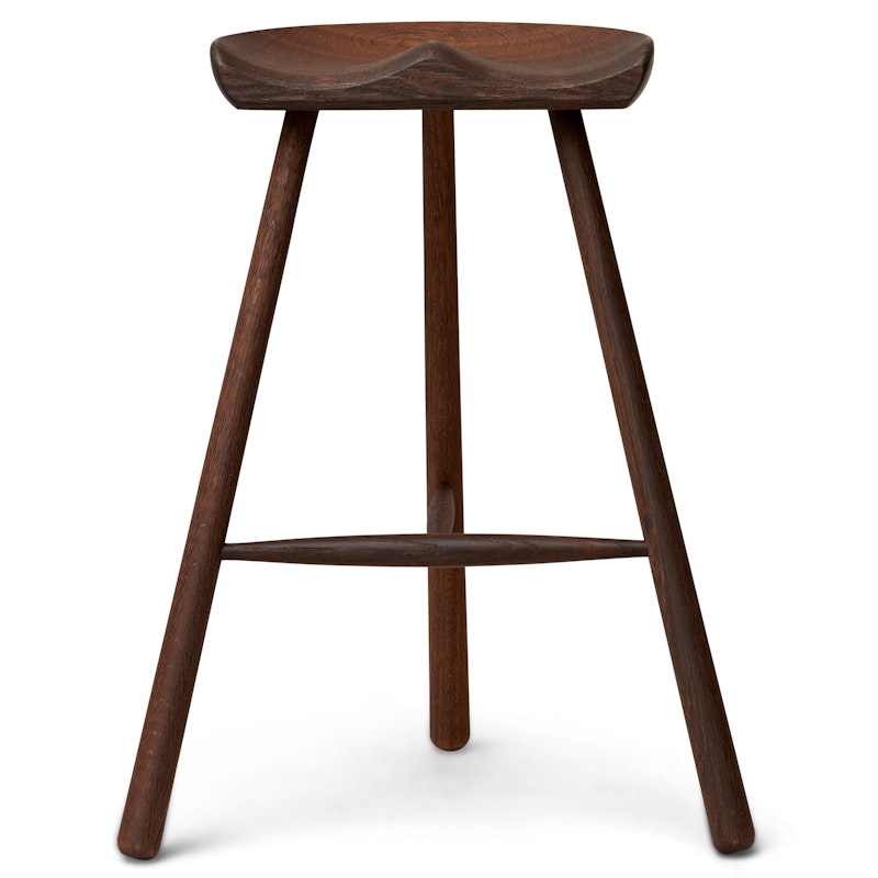 Shoemaker No. 68 Barstool 65 cm, Smoked Oak