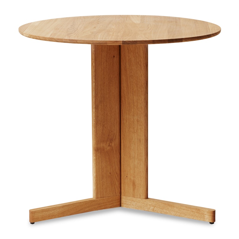 Trefoil Table 75 cm, Oak