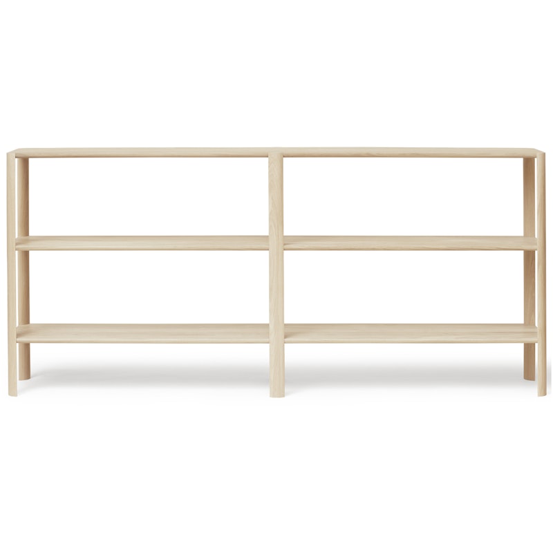 Leaf Shelf 2x3, White Oiled Oak