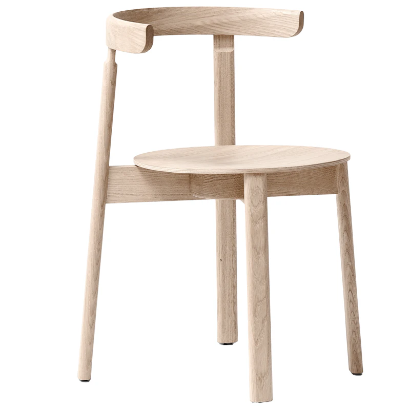 Lunar Chair, White Oiled Oak