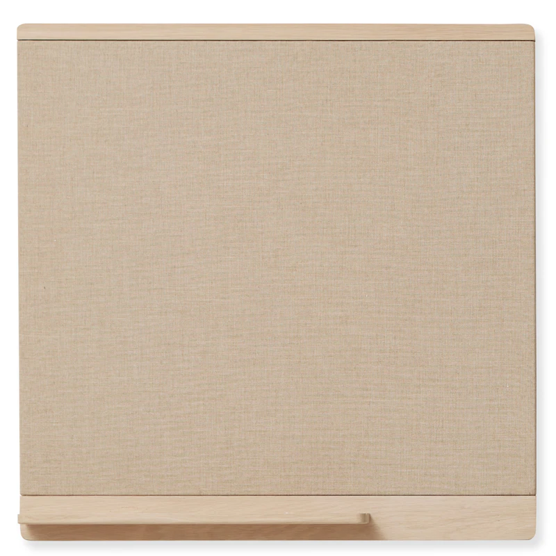 Rim Pin Board 75x75 cm, White Oiled Oak