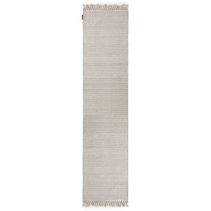 Bold Fringe Rug 70x300 cm, Ivory