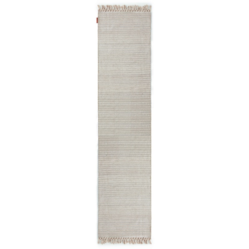 Bold Fringe Rug 70x300 cm, Ivory
