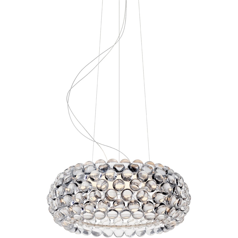 Caboche Plus Media LED Pendant Transparent, Dimmable