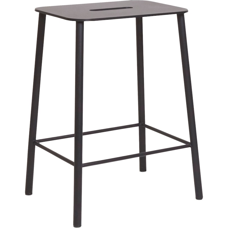 Adam Mono Bar Stool 50 cm, Black