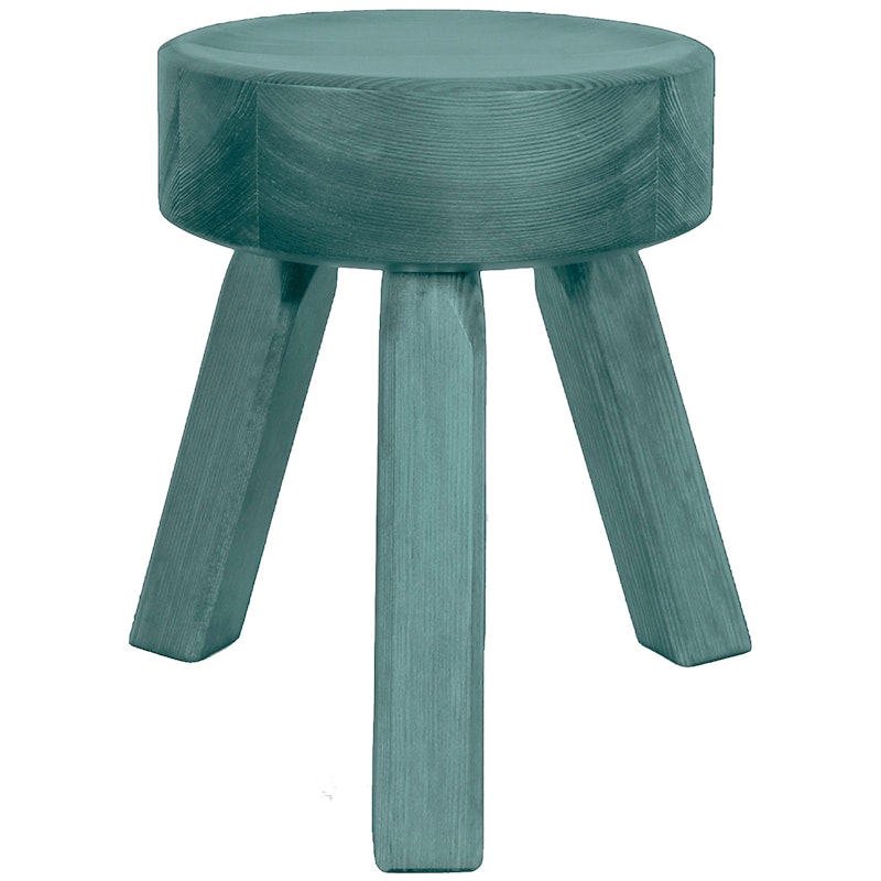 AML Stool, Green Pinewood