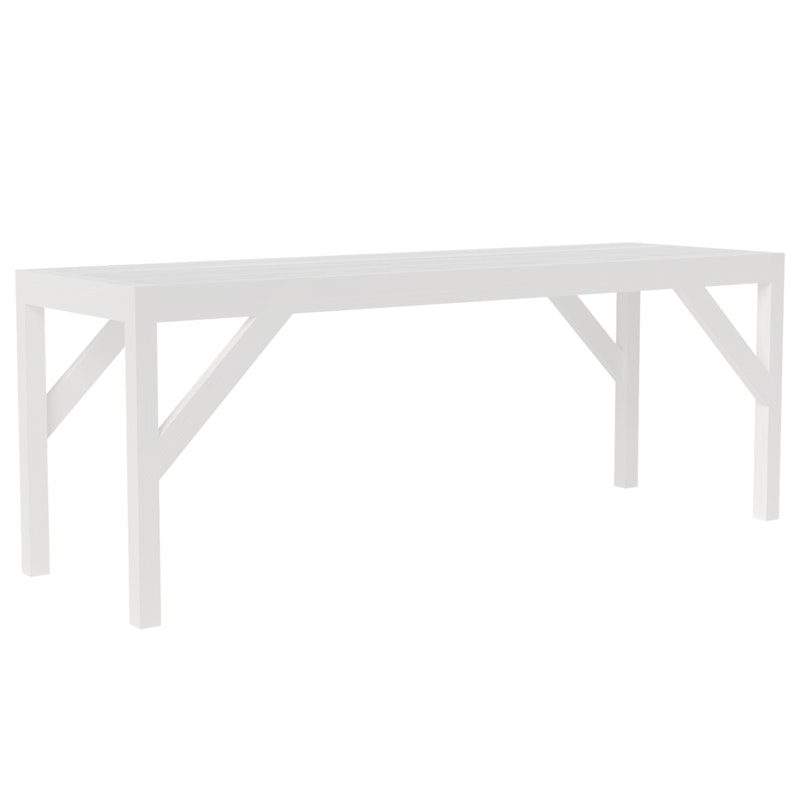 Bracket Bench, White