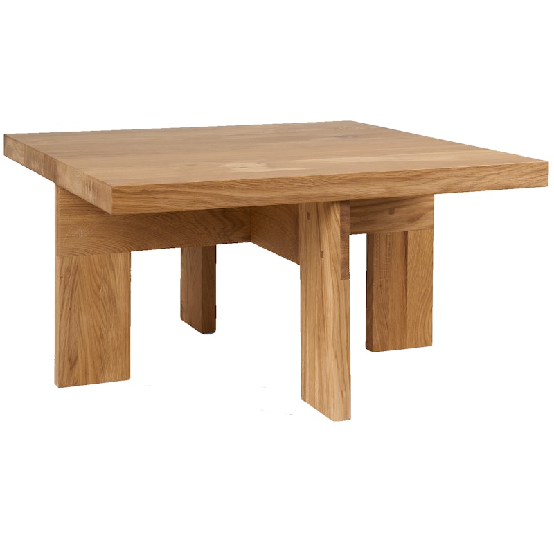 Farmhouse Coffee Table 70x70 cm, Oak