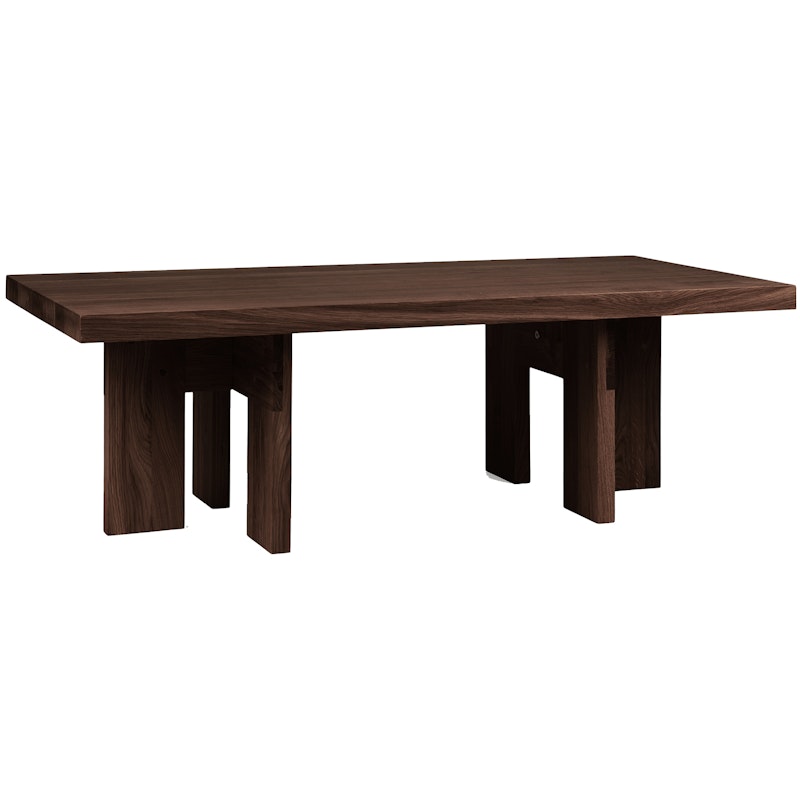 Farmhouse Coffee Table 52x105 cm, Dark Oak