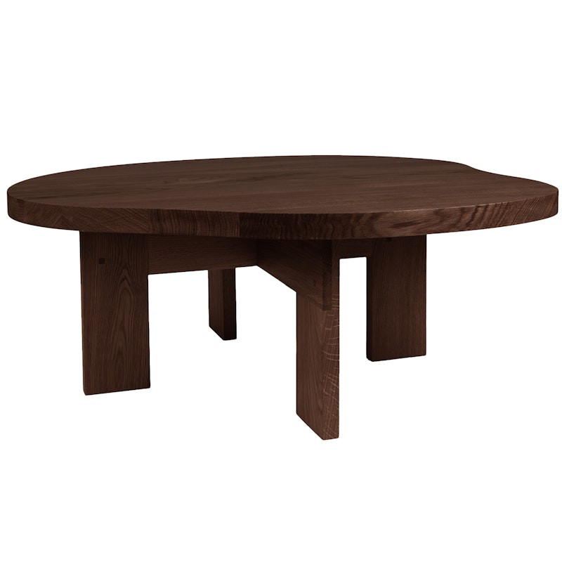 Farmhouse Pond Coffee Table, Dark Oak